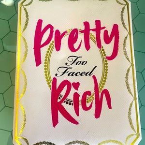 EUC Too Faced Pretty Rich Eyeshadow Palette